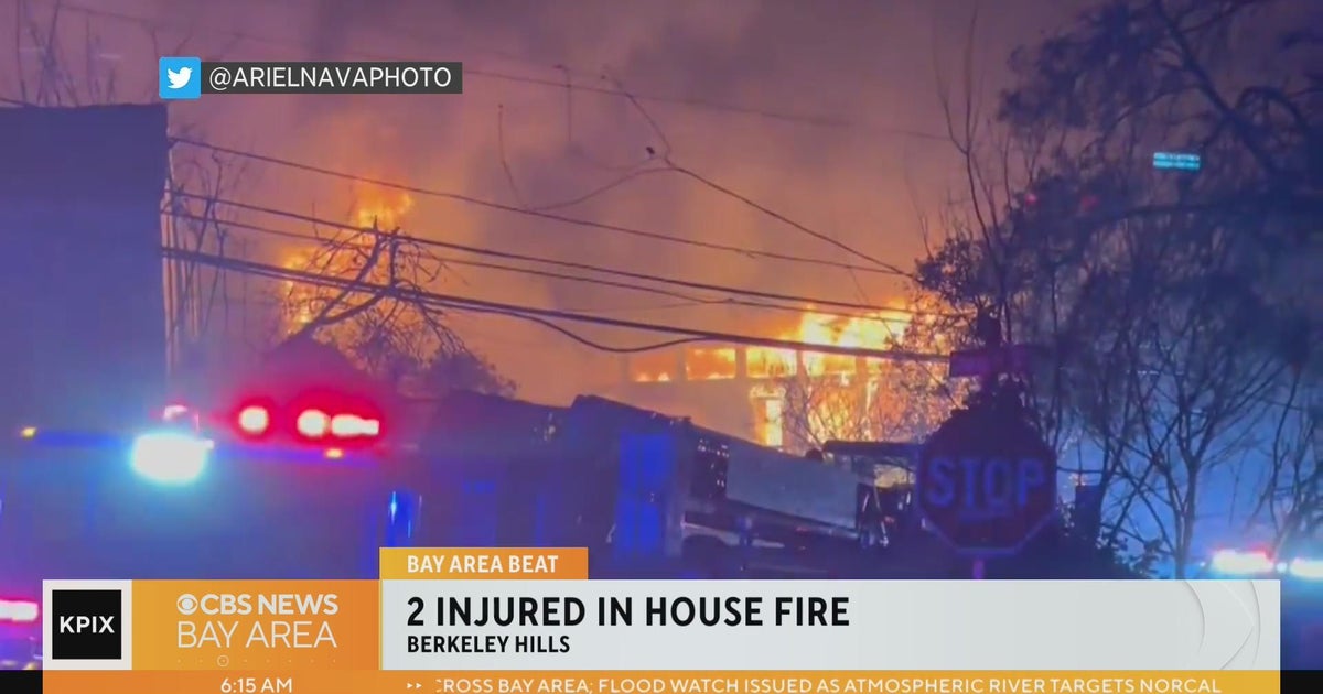 Two suffer minor injuries in Monday night Berkeley Hills house fire ...