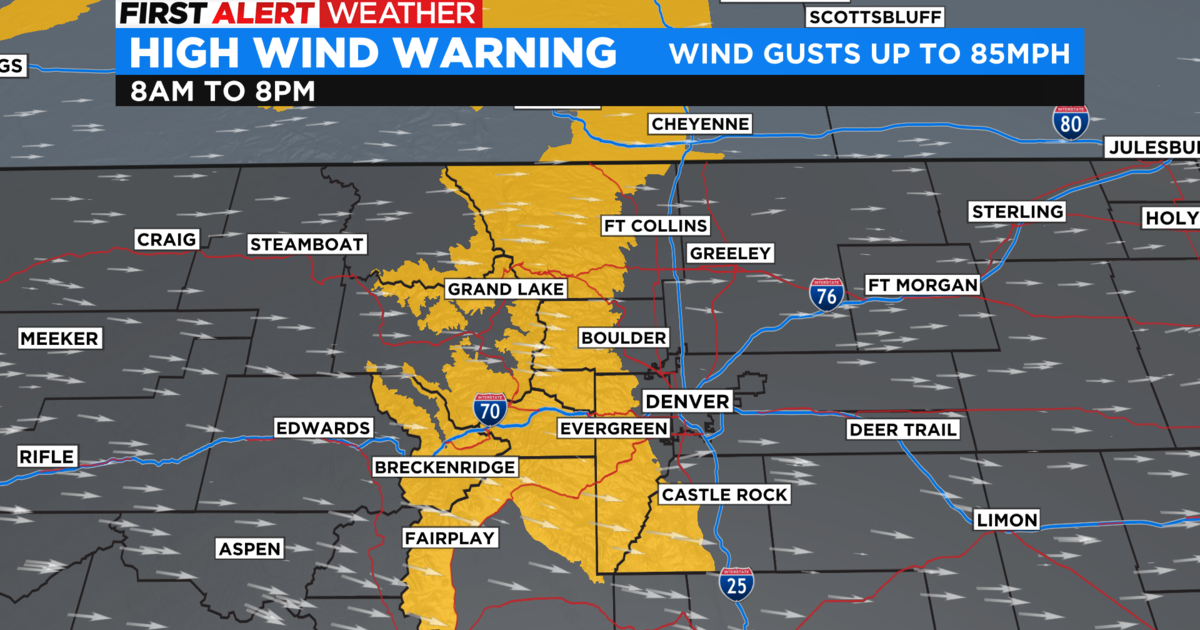 Colorado Weather High winds and warmth before snowstorm CBS Colorado