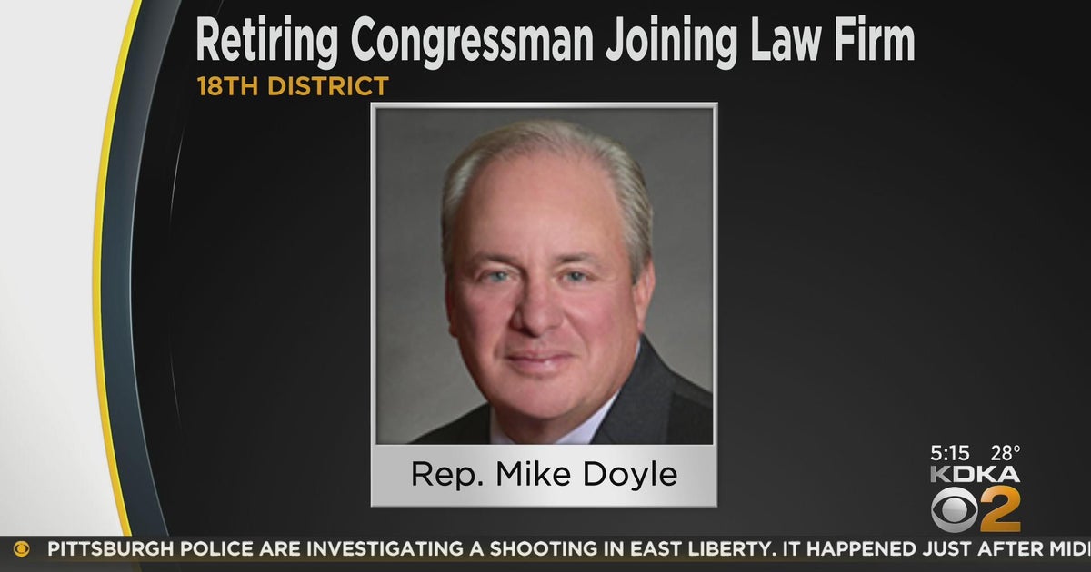Retiring congressman Mike Doyle finds new job CBS Pittsburgh