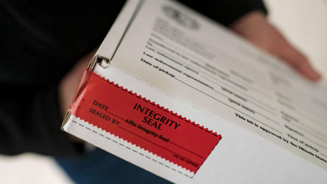 A rape kit in the emergency department at Mount Sinai Hospital in December 2019. 