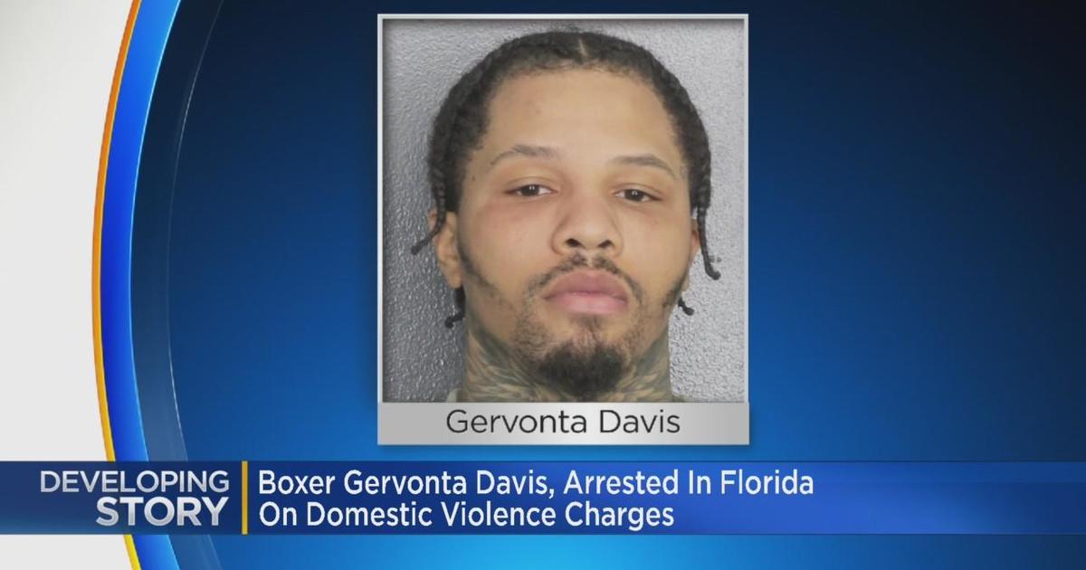 Boxer Gervonta Davis Arrested On Domestic Violence Charges Cbs Baltimore 