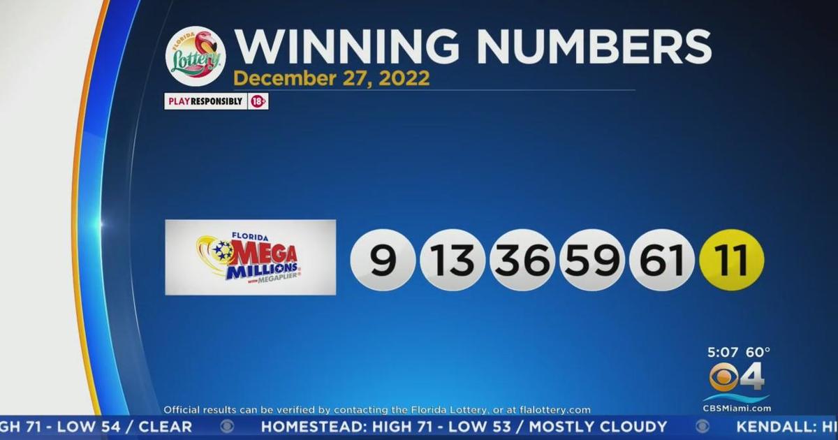 Winning Mega Millions $1.58 billion ticket sold in Florida - CBS News