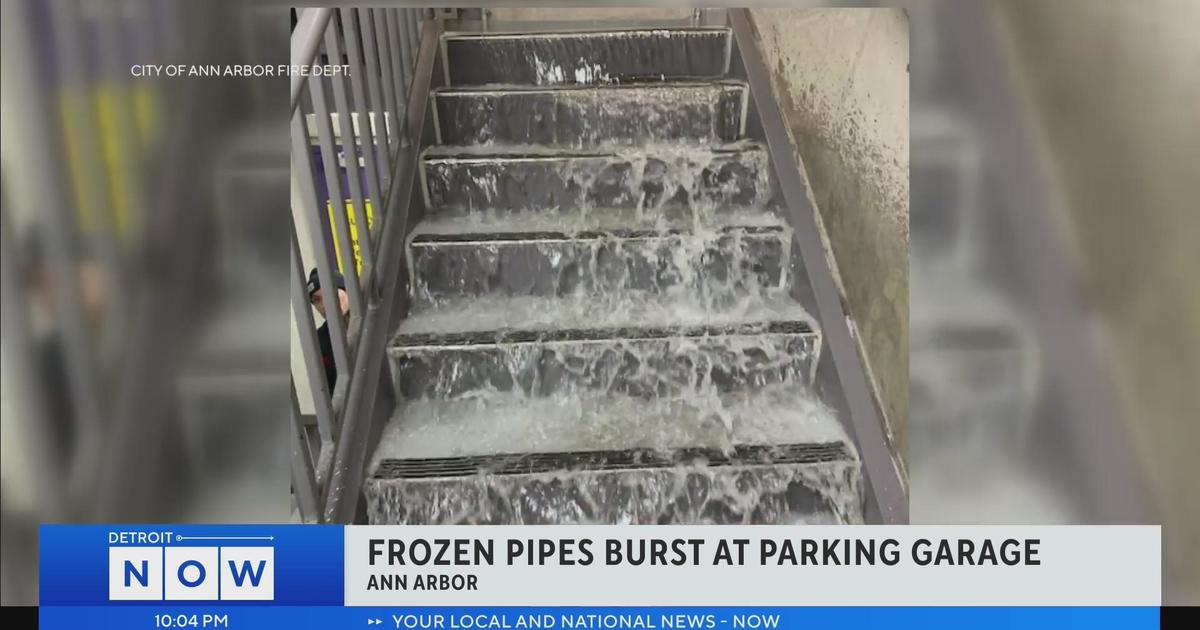 Pipe burst in Ann Arbor parking garage causes thousands of dollars in damage