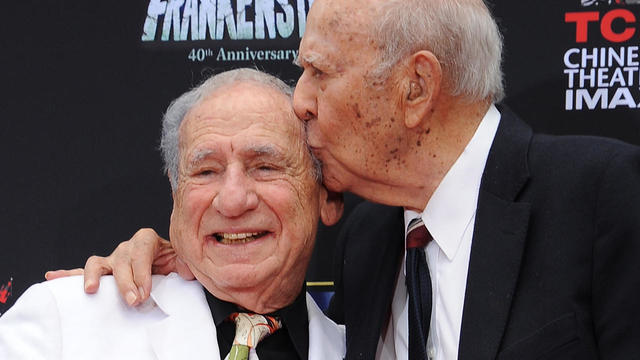 USA - Mel Brooks honored with Hand and Fooptprints at the TCL Chinese Theater. 