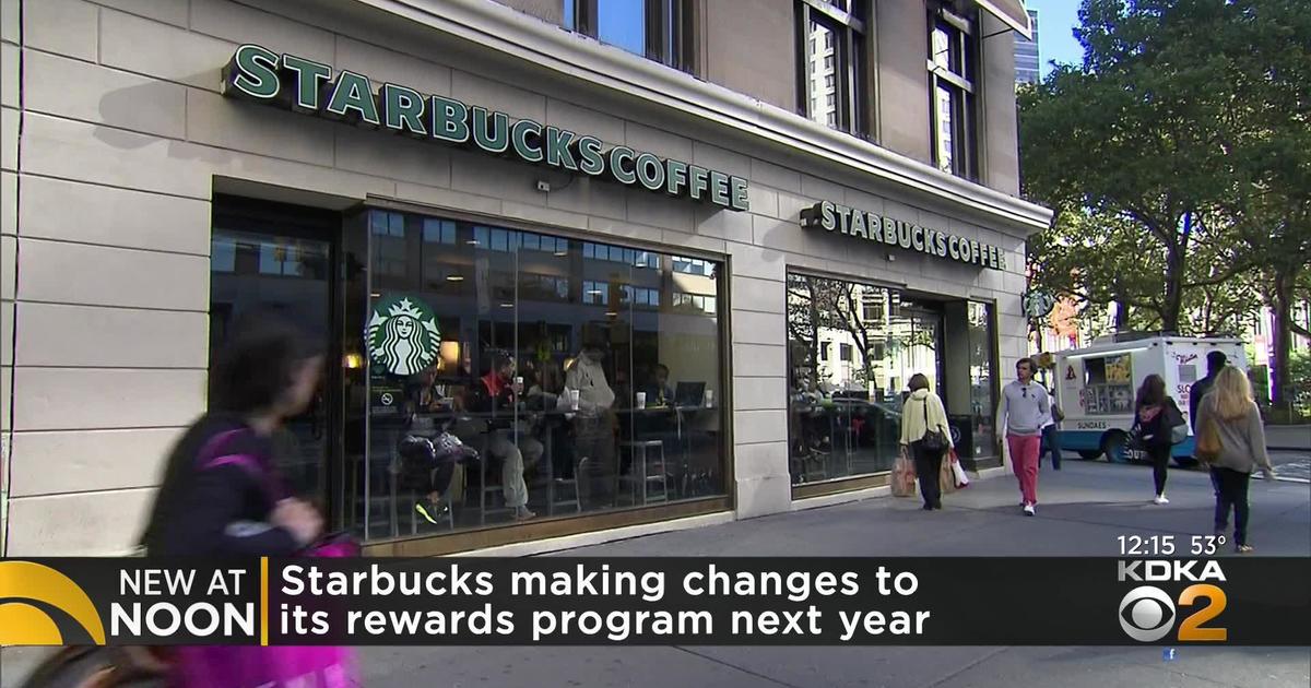 Starbucks to make changes to its rewards program beginning in February