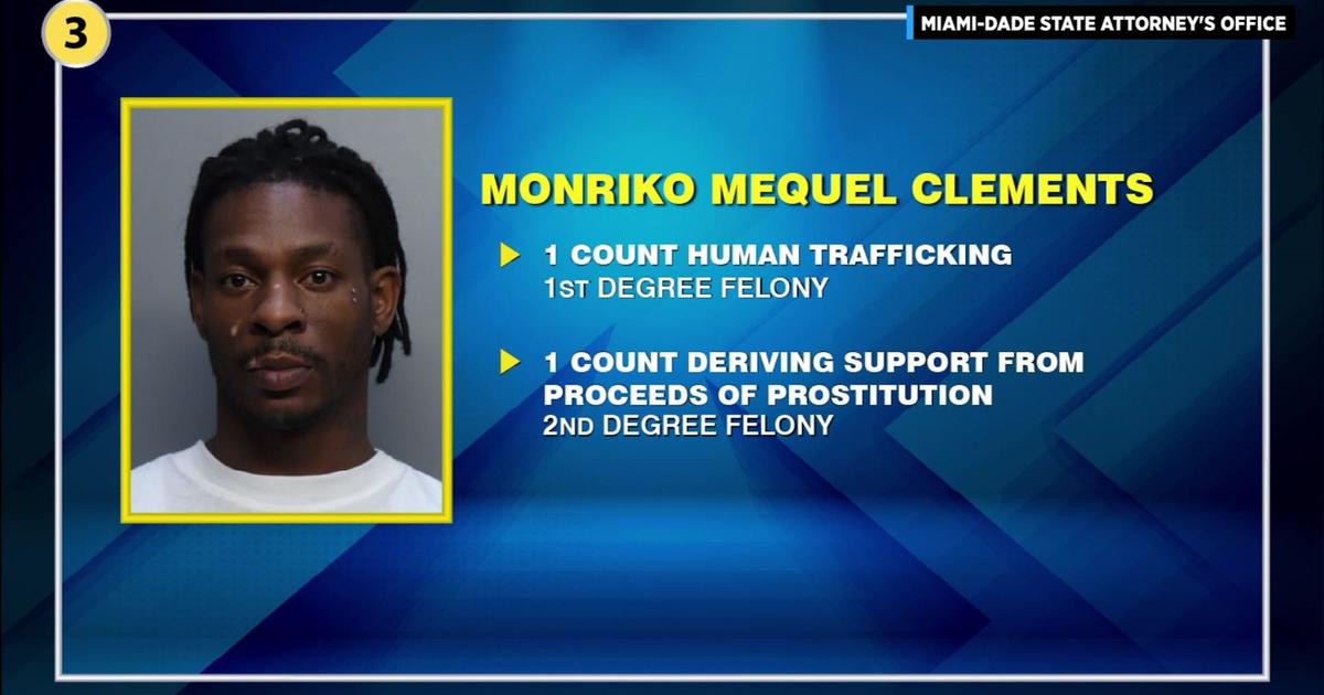 Maryland male faces human trafficking charges in South Florida