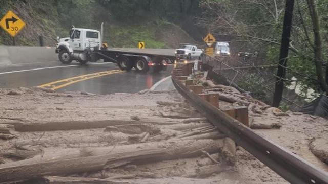 Niles Canyon Road landslide 
