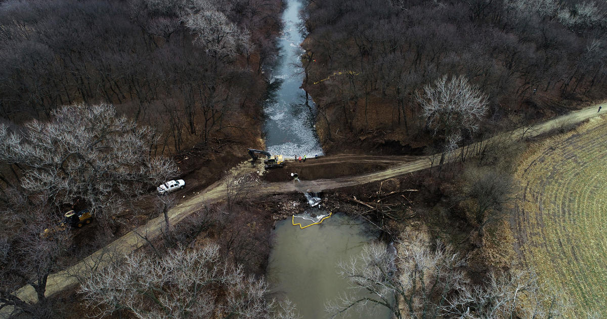 Keystone Pipeline back up and running after oil spill in rural Kansas creek