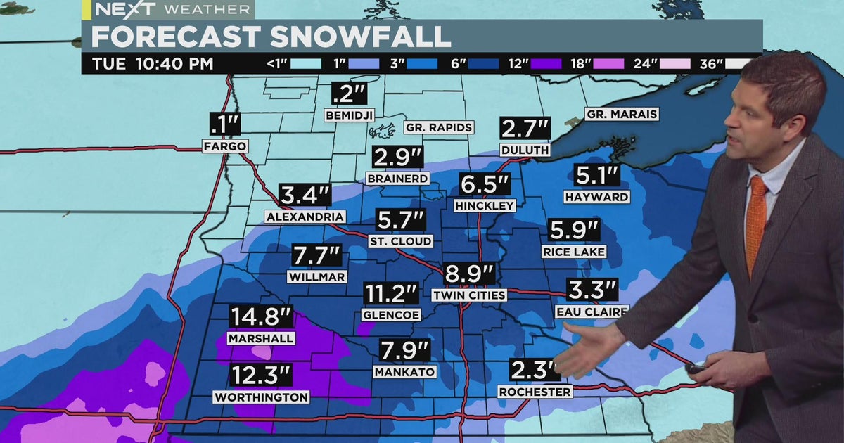 NEXT Weather 5 a.m. weather report CBS Minnesota