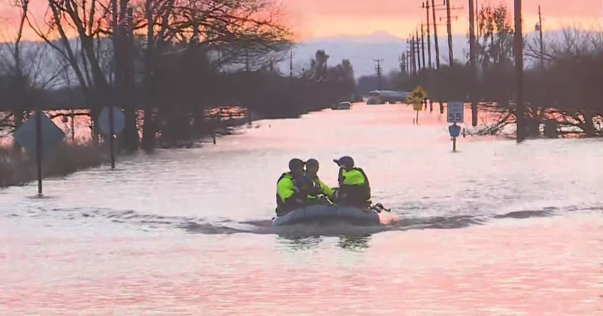 Water rescues continued Monday in aftermath of massive winter storm, flooding