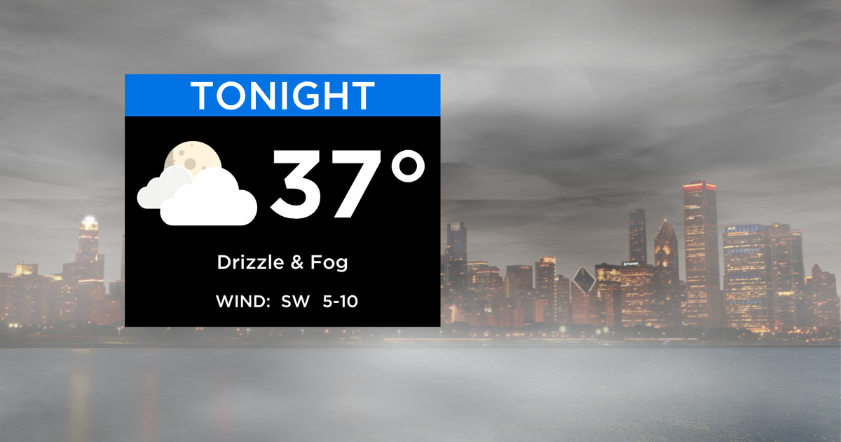 Chicago First Alert Weather: fog and rain linger tonight - CBS Chicago