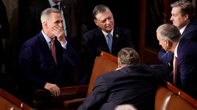 U.S. representatives gather to vote for their new Speaker of the House on the first day of the new Congress at the U.S. Capitol in Washington 