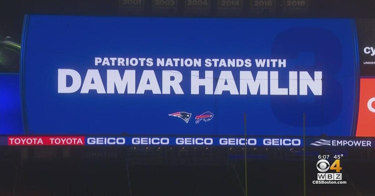 Patriots players share support, prayers for Damar Hamlin - CBS Boston