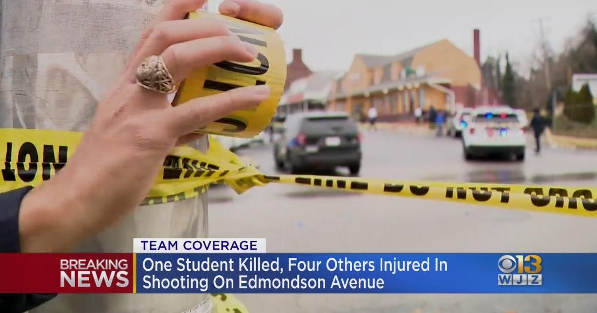 Baltimore student killed, four others injured in shooting at Edmondson