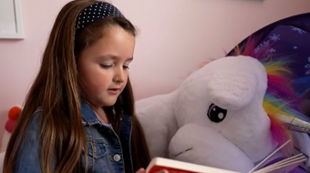 Girl who got "unicorn license" shows what's possible with imagination, determination 