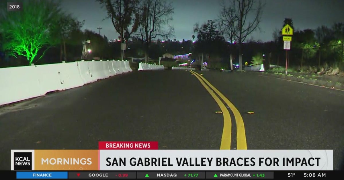 San Gabriel Valley communities brace for storm impact - CBS Los Angeles