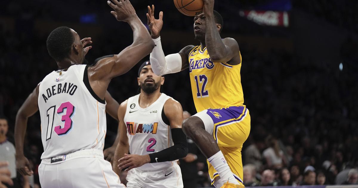 Undermanned Lakers edge past Heat 112-109