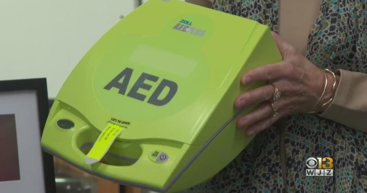 Maryland woman makes it her mission to get defibrillators into more public places