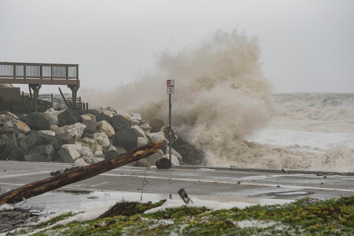 Bomb cyclone storm damage 