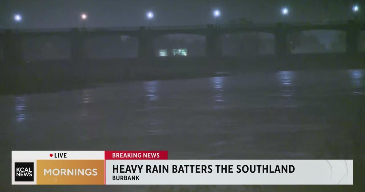 Sepulveda basin closed to traffic due to flooding cbs los angeles