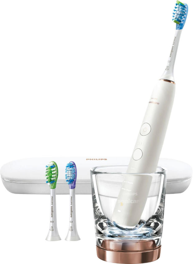 Philips Sonicare - DiamondClean Smart 9300 Rechargeable Toothbrush - Rose Gold 