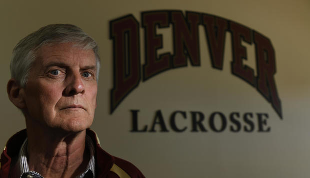 University of Denver mens lacrosse coach Bill Tierney in his office on the campus 