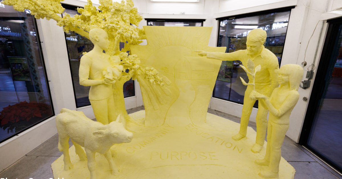 You butter believe it: 1,000 pounds of butter makes up 2023 Farm Show sculpture