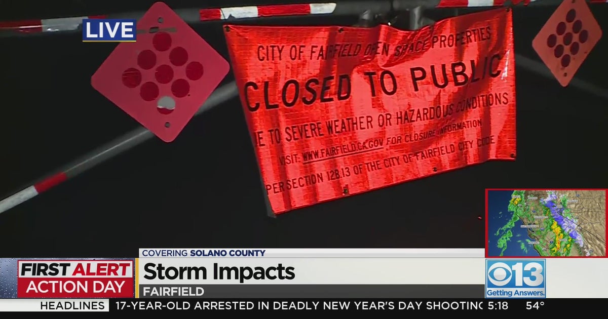 Atmospheric River Storm Update: Fairfield park remains closed due to storm