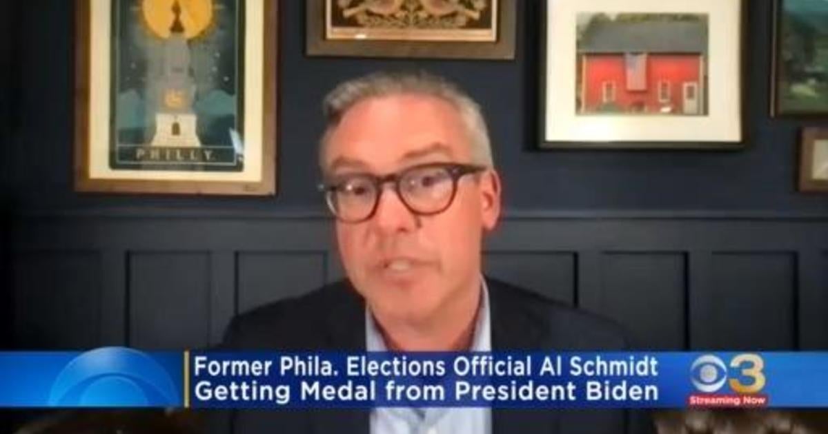 Former Philly Official Al Schmidt Will Get Medal From Biden Cbs