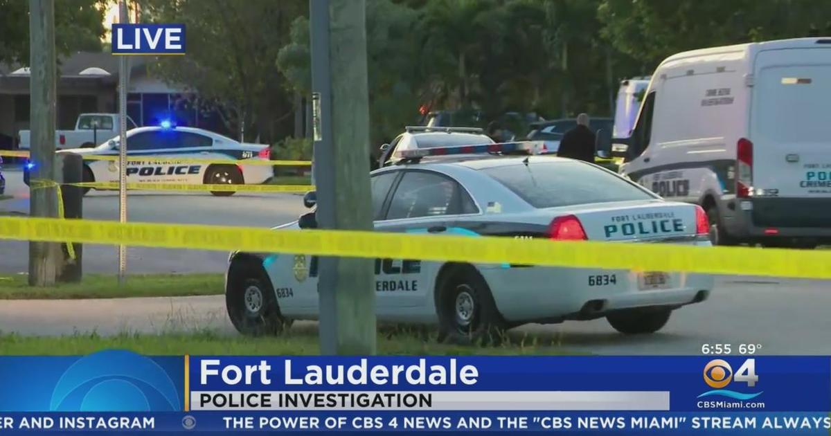 Law enforcement investigation in Fort Lauderdale community