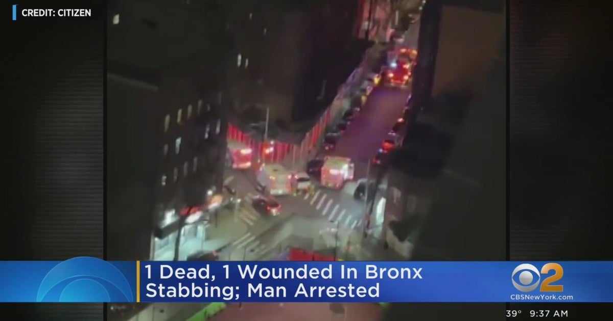 Suspect arrested in Bronx deadly double stabbing - CBS New York