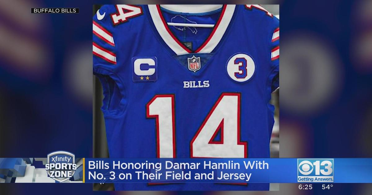 Number 3 Damar Hamlin Player Jersey Bill.s Football Jsy Can Custom