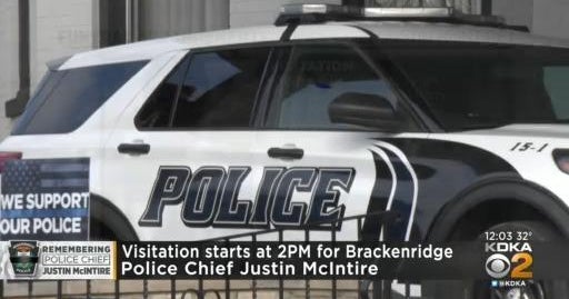 Visitation starts at 2 p.m. for Brackenridge Police Chief Justin