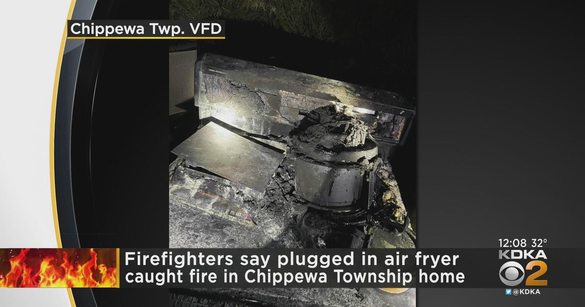 Firefighters say plugged in air fryer caught fire in Chippewa Township