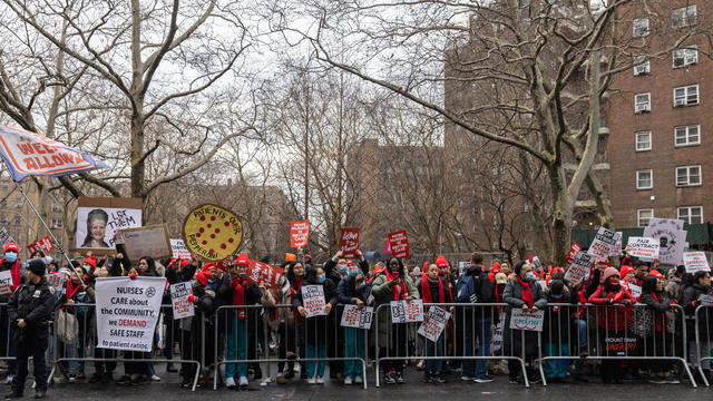 Thousands Of New York City Nurses Go On Strike At Two Hospitals 