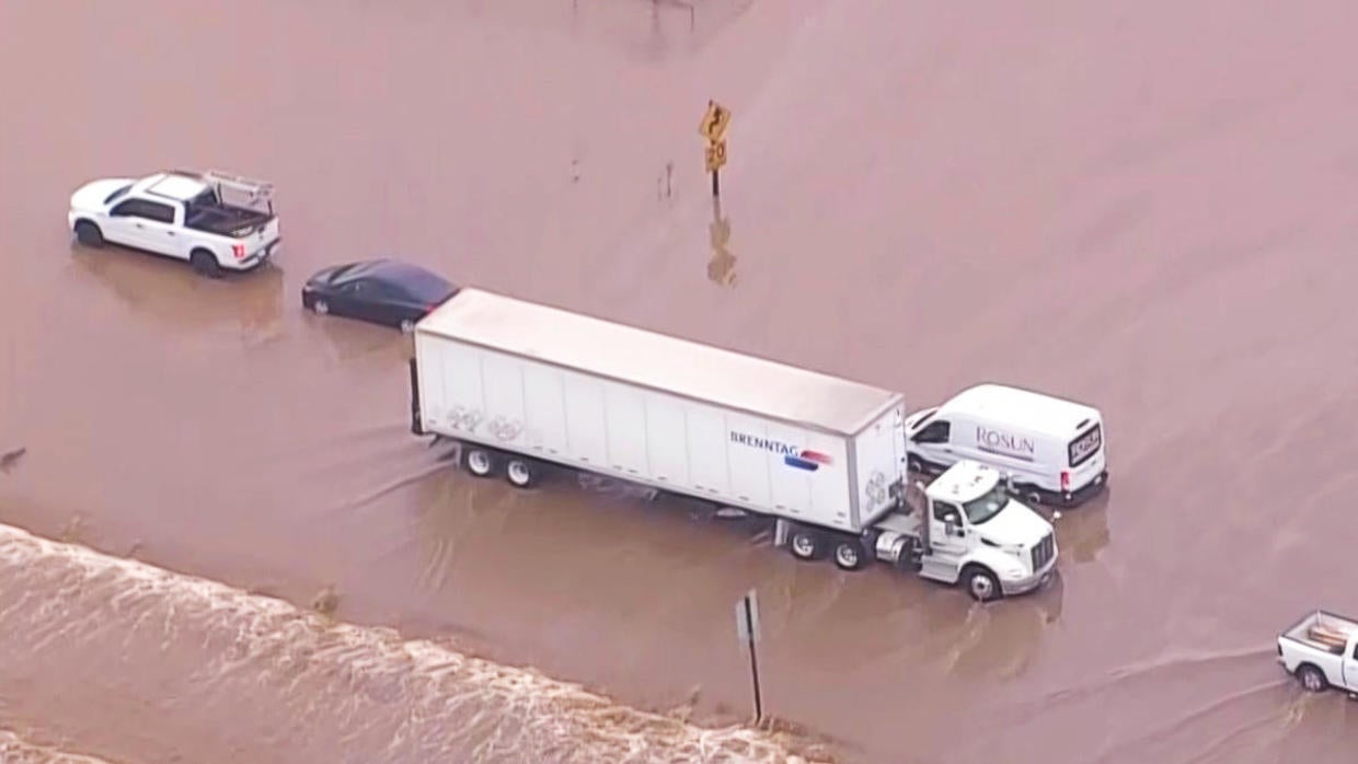 Photos: Overnight atmospheric river triggers widespread flooding across ...