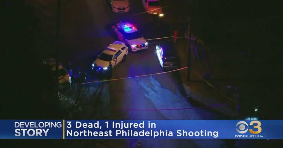 3 dead, 1 injured in Northeast Philadelphia shooting CBS Philadelphia