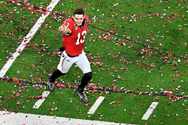 UGA crushes TCU 65-7 in College Football Playoff National Championship -  Axios Atlanta