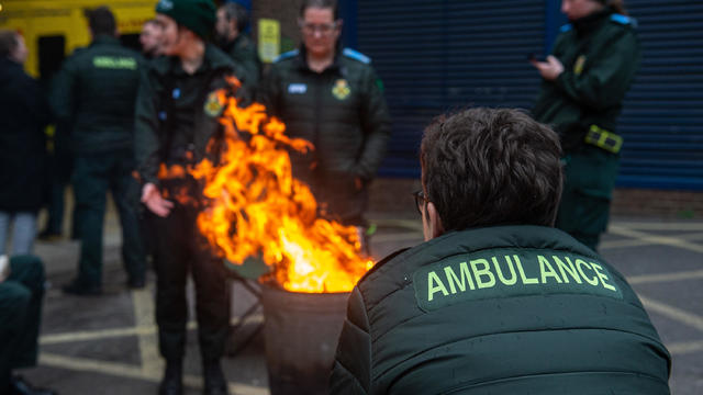 Ambulance Workers Launch Second Round Of Strike Action 