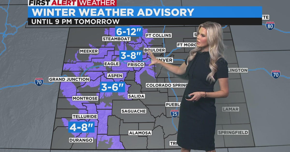 Quick Cool Down And Shot Of Snow For Denver - CBS Colorado