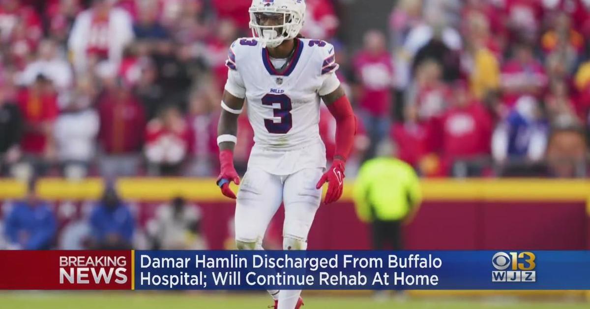 Damar Hamlin discharged from Buffalo Hospital, will continue rehab at