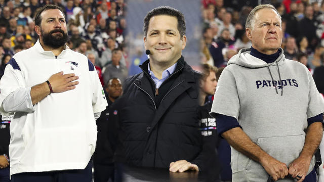 Matt Patricia, Adam Schefter, Bill Belichick 