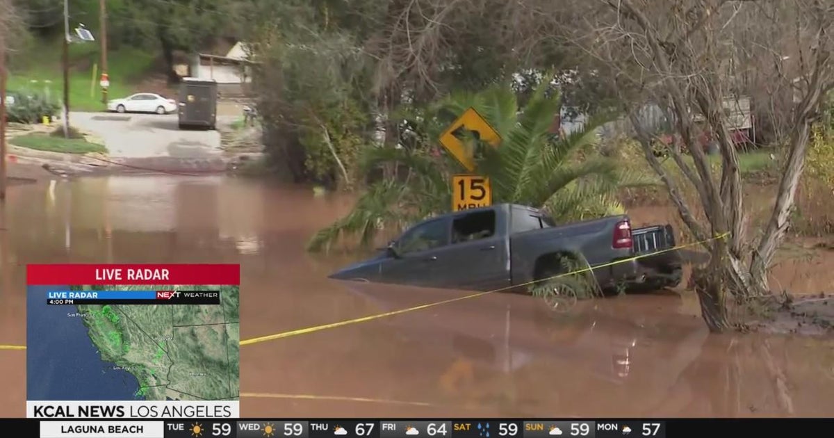 Ventura County hit hard by heavy rain; evacuation orders issued - CBS