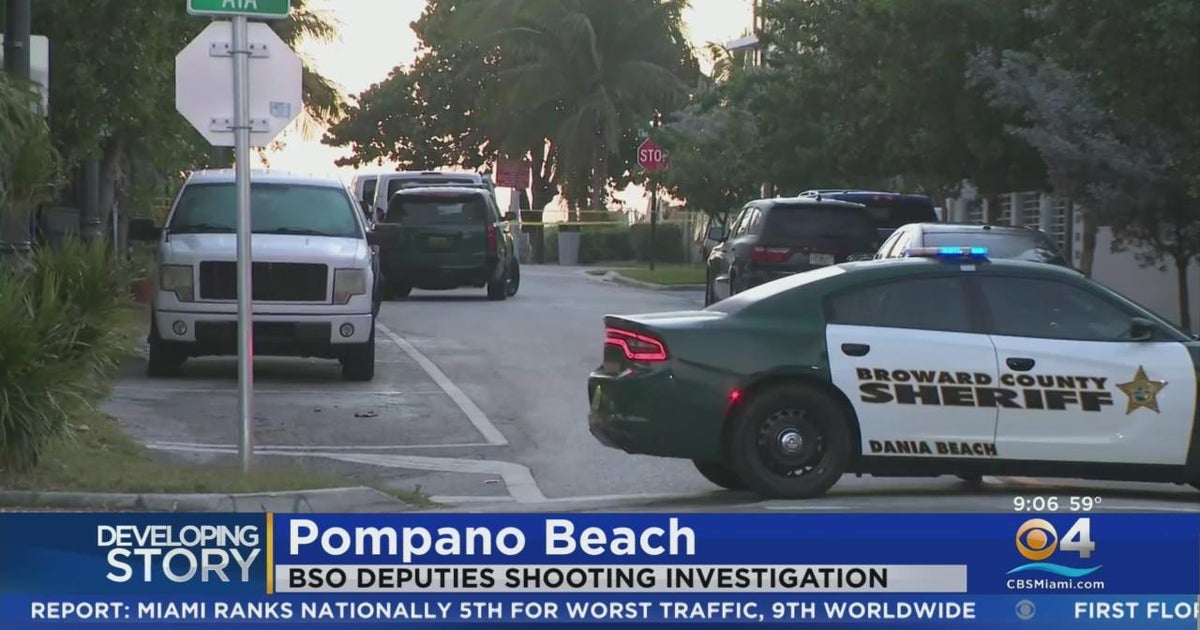 Man hospitalized after being shot by Broward deputies - CBS Miami