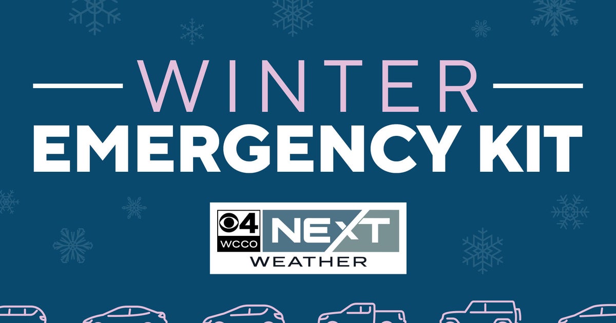 Helpful list Winter emergency kit for vehicles CBS Minnesota