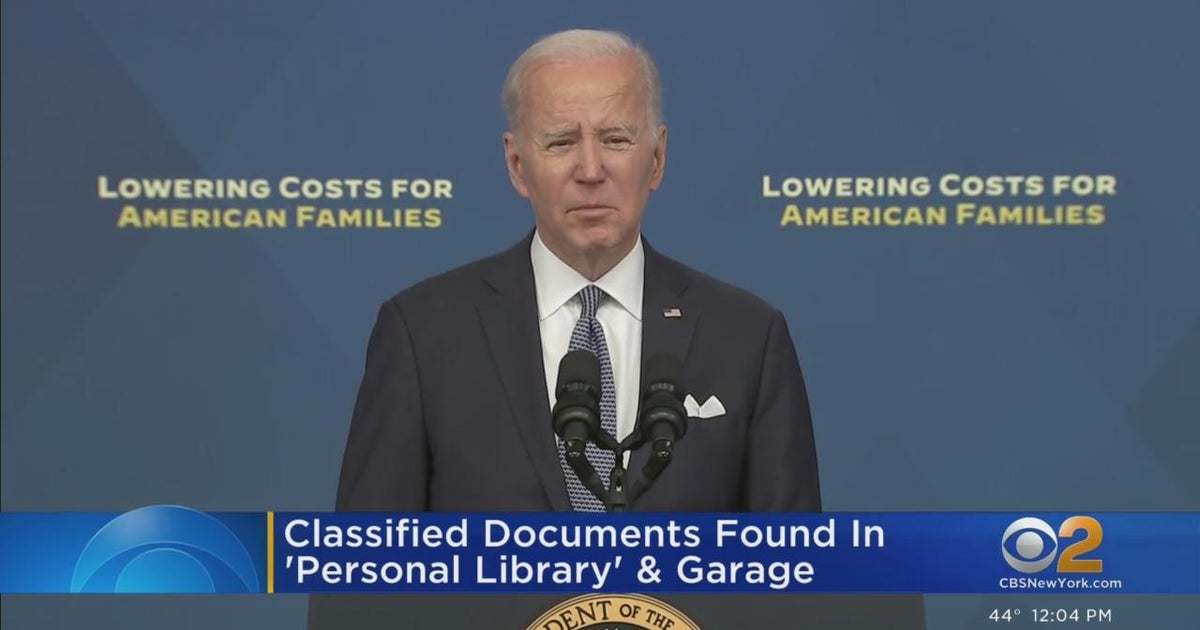 White House confirms documents marked classified found at Biden's home ...