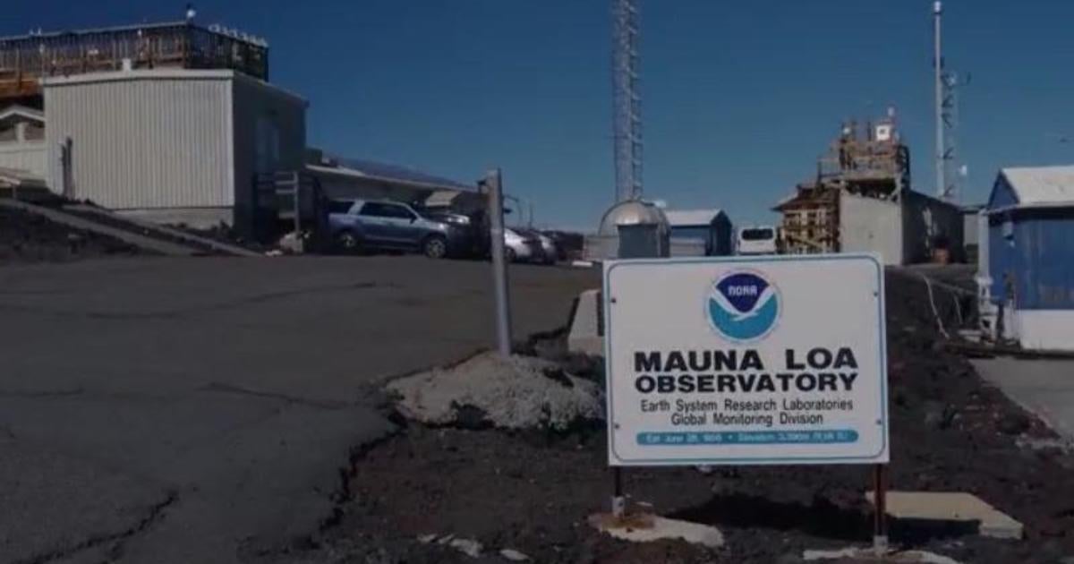 On The Dot Mauna Loa Observatory Sees Ever Increasing Carbon Dioxide Levels Cbs San Francisco