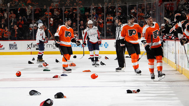 Konecny's hat trick leads surging Flyers past Capitals 5-3