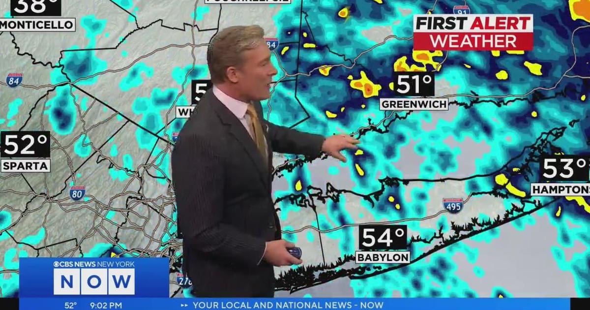 First Alert Weather: CBS2's 1/12 Thursday 9 P.m. Update - CBS New York