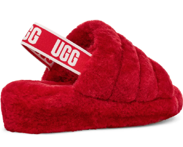Ugg Fluff Yeah genuine-shearling slingback sandal 
